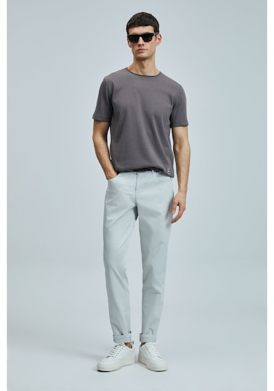 Lufian 111020259 Junya Erkek Basic Tişört Erkek T-shirt Vizon