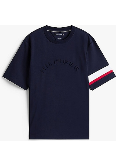 Tommy Hilfiger Erkek Insert T-shirt Lacivert