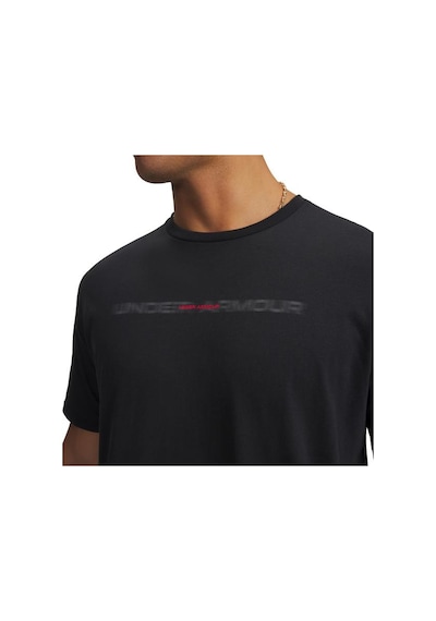Under Armour Blur Wordmark Erkek Siyah Tişört Siyah