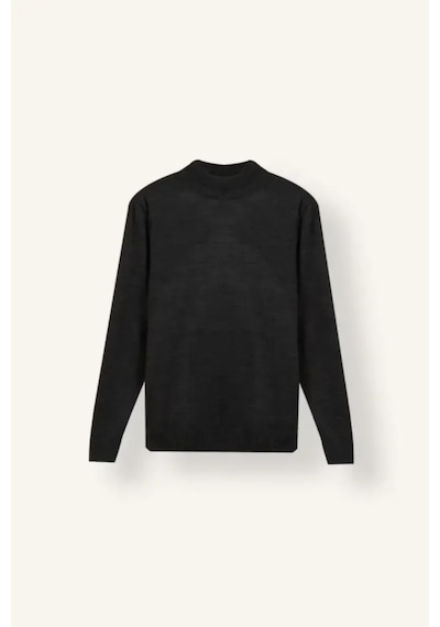 Defacto Slim Fit Yarım Balıkçı Yaka Basic Triko Kazak R1127az26wnar30 Antrasit-ar30