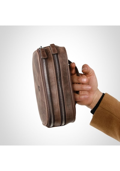 Mft Leather Hakiki Deri Cüzdan Grande 2628 Pudra