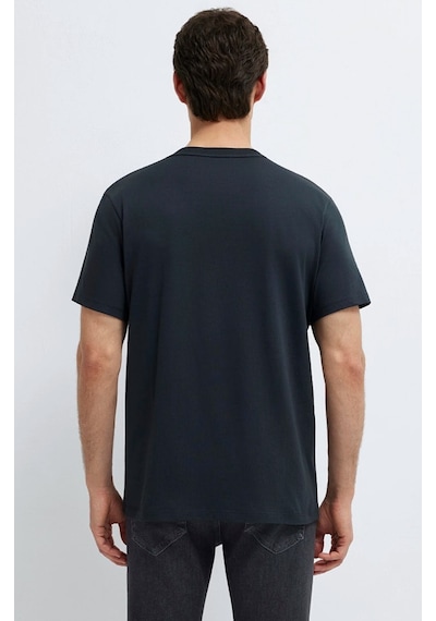Mavi M0613270-71379 Mavi Black Logo Baskılı Tişört Erkek T-shirt Siyah