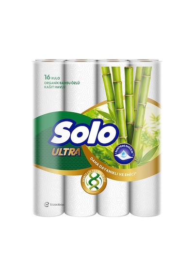 Solo Ultra Kağıt Havlu 16 Lı Bambu - 3 Adet Tarı