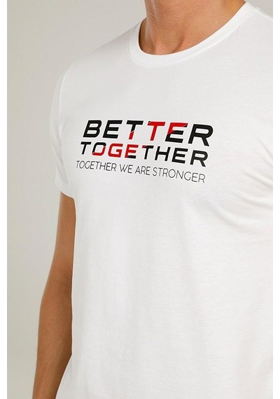 Lumberjack Ct778 Ray Slogan T-Shırt 1Pr