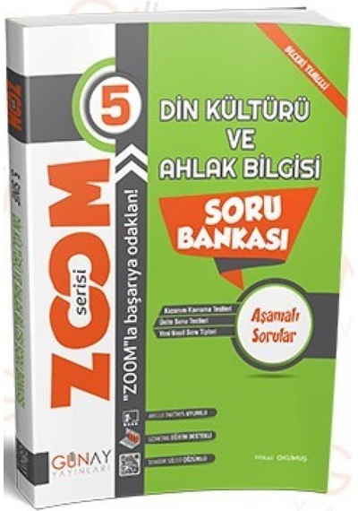 Günay Yayınları 5. Sınıf Din Kültürü Zoom Soru Bankası