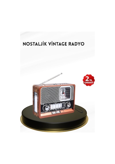 Nostaljik Radyo - Şık Dekoratif Tasarım Ve Güvenli 2 Yıl