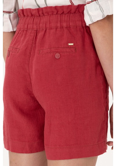 U.s. Polo Assn. Kadın Vişne Şort / Bermuda 50300655-vr223 Vişne