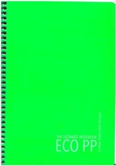 Gıpta Eko Pp Sp.pp Kapak Defter A5-60 Yp.kareli Fosforlu Yeşil