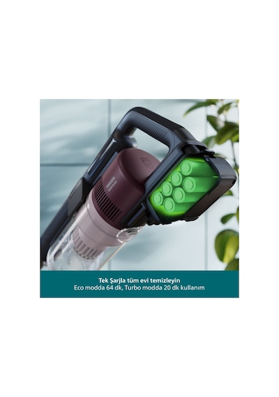 Philips XC6453/10 6000 Serisi Kablosuz Dikey Süpürge, Powercyclone 11 (Outlet)