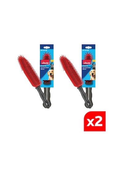 Vld0000000470 Vileda 2 Paket Pet Pro Elektrostatik Tüy Toplayıcı Fırça, Dar Alanlar İçin İdeal, Yıkanabilir, Uzun Ömürlü Vileda