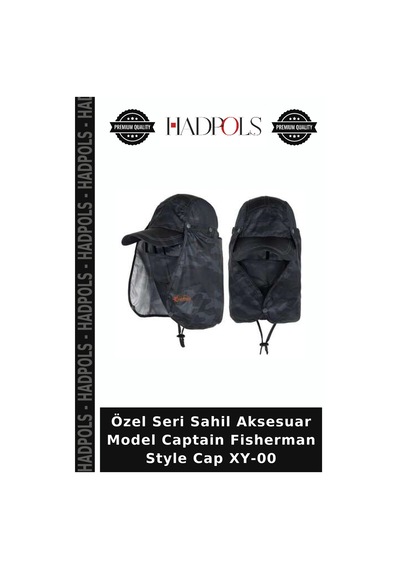 Hadpols Özel Seri Sahil Aksesuar Model Captain Fisherman Style Cap Xy-00 Çok Renkli