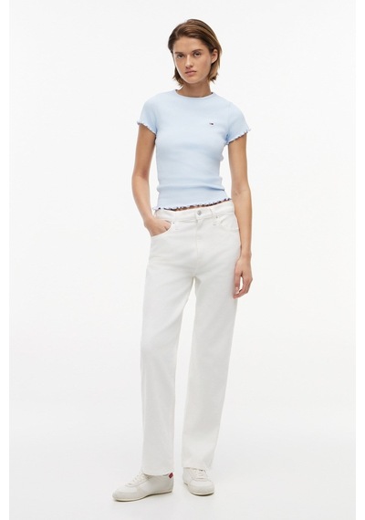 Tommy Hilfiger Layla Hr Slim Str Bj4199 Kadın Denim Beyaz-16433