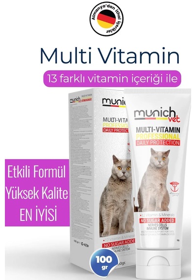 Munich Vet 2'li Set Multi Vitamin Paste + Malt Paste 100 G