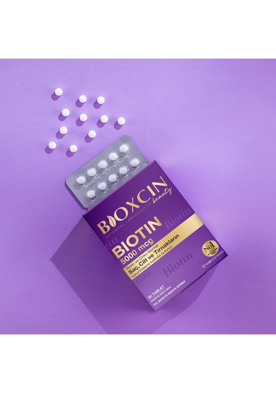 Tr Biotin 5000 Mcg Saç Ve Tırnak Sağlığı İçin Biotin Bitkinlik Ve Enerji Metabolizması Desteği 30 Tablet