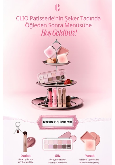 Dolgun Görünüm Kazandıran, Parlak, Besleyici, Renkli Dudak Serumu Clıo Glaze Lip Serum 08 Nougat Choco