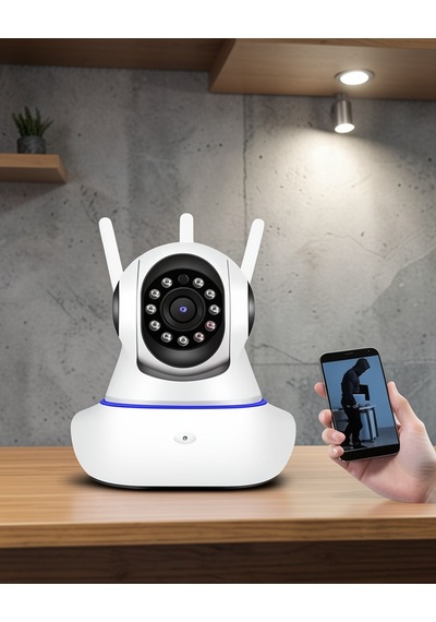 Kablosuz Ev Kamera 3.0mp Gece Görüşlü Uczwifikamera1