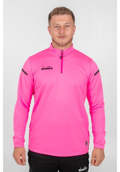 Diadora Alto 25 Antrenman Eşofmanı Tek Üst Pembe