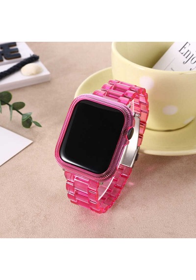 Ekılıf - Apple Uyumlu  Watch 38mm - Kordon Kayış Krd-33 - Mavi