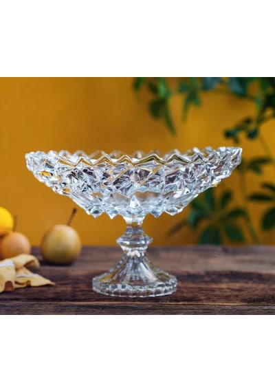 Glass In Love Ayaklı Cam Meyvelik 29,5 Cm