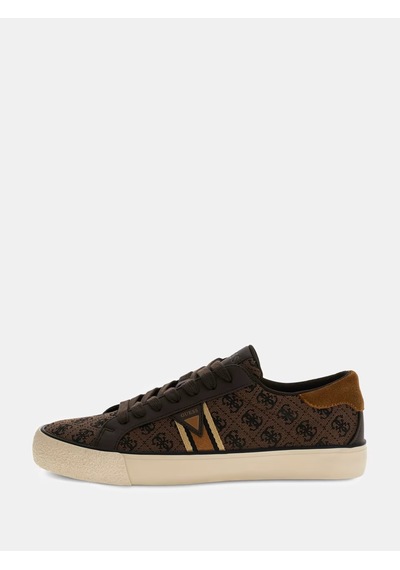 Guess Davor Logo Erkek Sneaker Ayakkabı Fmpdavfal12 Kahverengi