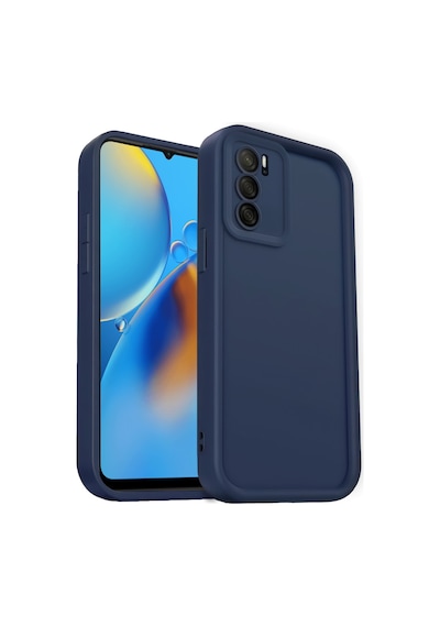 Oppo A16 Uyumlu Kılıf Viera Silikon - Lacivert