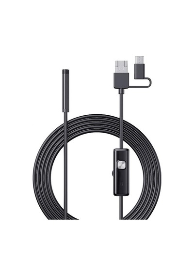 20 Metre Yumuşak Kablo Android Uyumlu 3in1 Endeskop Yılan Kamera 8mm Ledli