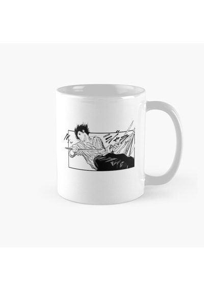 Sakamoto Days Basic Mug Kupa Bardak Beyaz