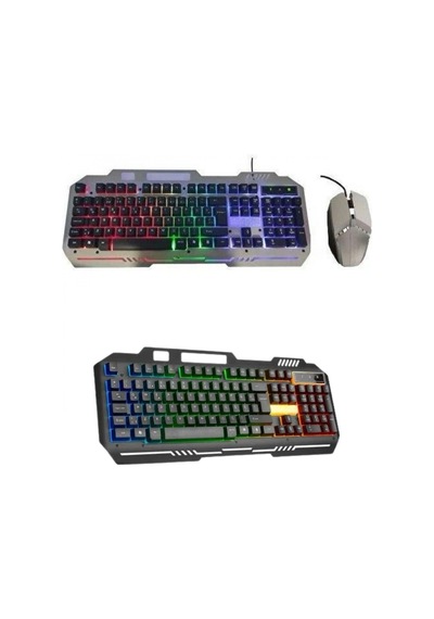 Rgb Işıklı Gaming Oyuncu Klavye Q Klavye Mouse li 11476032