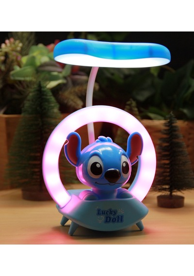 Mavi Stitch Gece Lambası Şarjlı