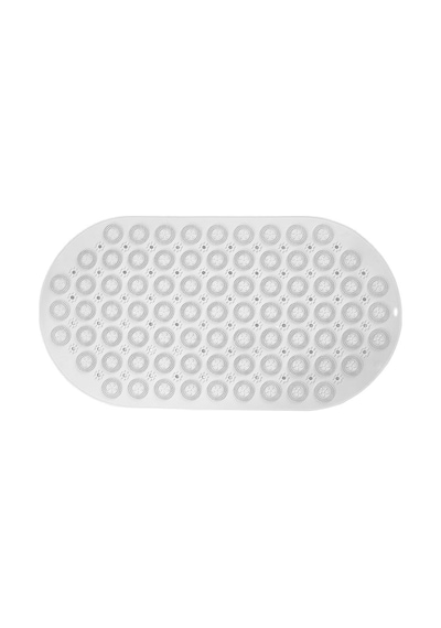 Dln Shop 2 Adet Kaydırmaz Duşakabin Banyo Ve Duş Paspası Masajlı Vantuzla 37 X 69 Cm V-142 Beyaz
