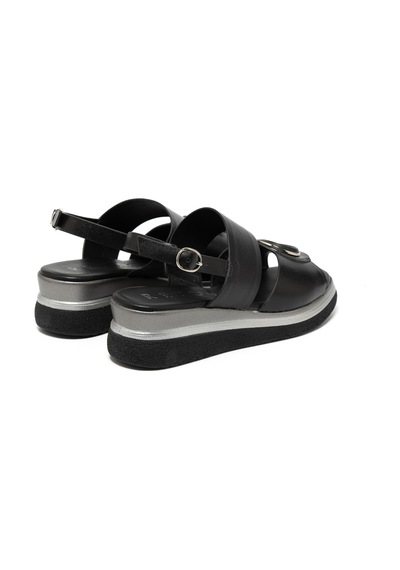 Black Sandalet Kadın Diğer 10221-e5 Repo Siyah
