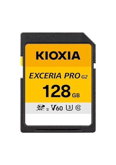Excerıa Pro G2 128gb Sdxc Uhs-ıı Hafıza Kartı - V60 U3 C10-300mb/s Okuma 170mb/s Yazma - 8k 4k Video Kayıt - İçerik Üretimi