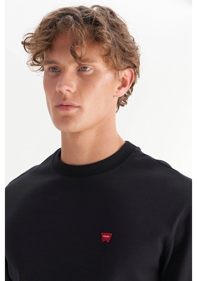 Wrangler Regular Fit Siyah Erkek Sweatshirt W2520255001 Siyah