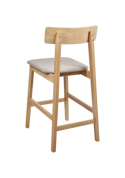 Isantı 2'li Bar Sandalyesi Seti, 61 Cm Oturum, Masif Ahşap, Klasik Tasarım Gri Isantı 2'li Bar Sandalyesi Seti, 61 Cm Oturum, Masif Ahşap, Klasik Tasarım Gri