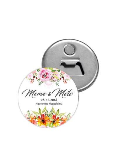 Metal Magnet Açacak 24 Adet Lila