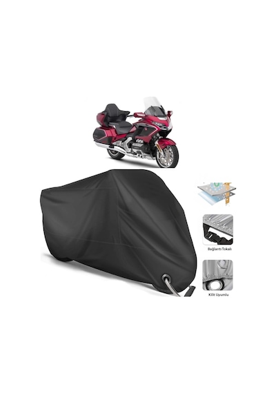 Honda Goldwing Gl 1800 Motor Branda (Bağlantı, Kilit Uyumlu-Siyah (457268410)