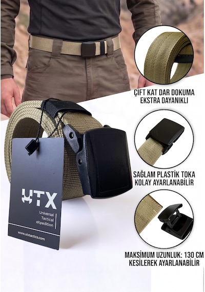 Utx Taktik Palaska-kemer Unısex Bej