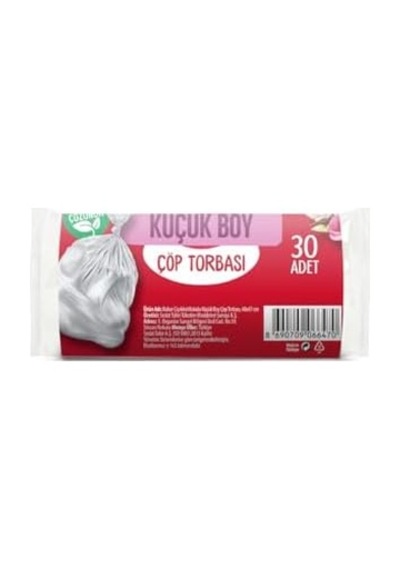 Kokulu Çöp Torbası, Küçük Boy, 40 X 47 Cm, 30 Yaprak, Bahar Çiçekleri Kokulu, Şeffaf