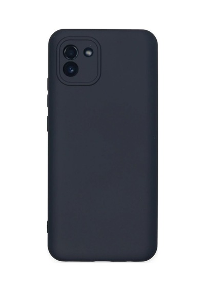 Samsung Galaxy A03 Kılıf Nano İçi Kadife Silikon - Lacivert