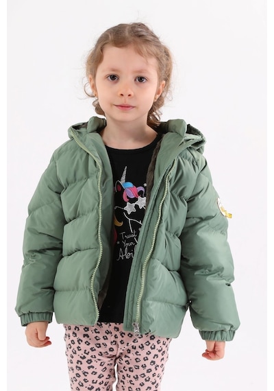 Benitto Kids Kız Çocuk Mont 51272-yeşil Yeşil