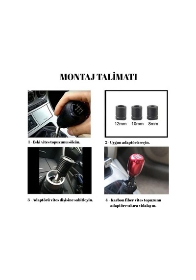 Metal Vites Topuzu Aparatlı Üniversal Alüminyum Kırmızı GLZ03702416