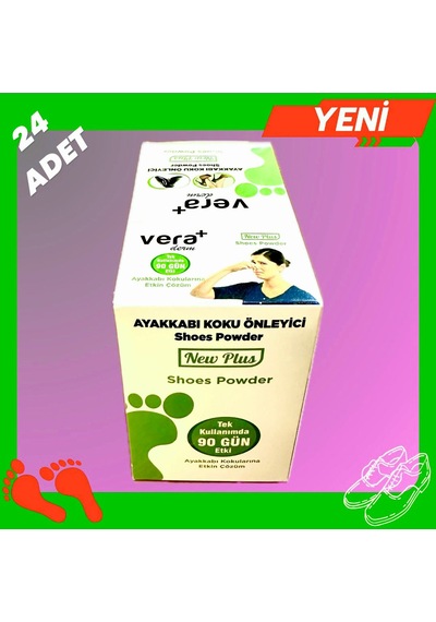 Vera Derm Ayak ve Ayakkabı Koku Önleyici Toz 24'lü