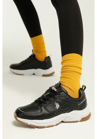 U.S. Polo Assn. SORLEY 2PR Siyah Kadın Sneaker Siyah