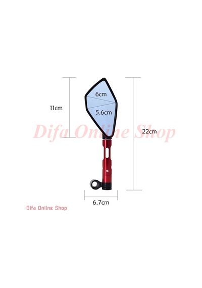 Merpa Motosiklet Aynası Cnc Alüminyum Düz 8-10mm /ters 10m Turuncu Motoparax Renk : Standart