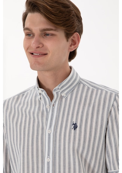 U.s. Polo Assn. Erkek Beyaz Gömlek Desenli 50306349-vr013 Beyaz U.s. Polo Assn. Erkek Beyaz Gömlek Desenli 50306349-vr013 Beyaz