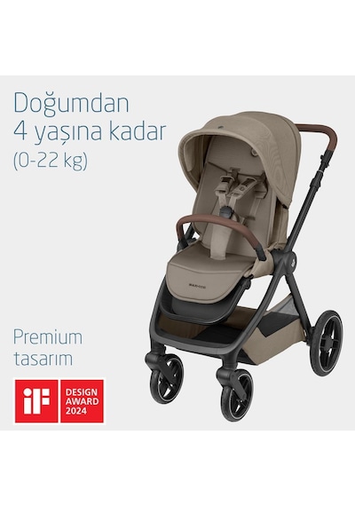 Maxi-Cosi Oxford Çift Yönlü Seyahat Sistem Olabilen Bebek Arabası Twillic Truffle