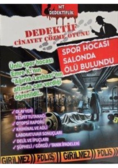 Dedektiflik Cinayet Çözme Oyunu - Spor Hocası Salonda Ölü Bulu...
