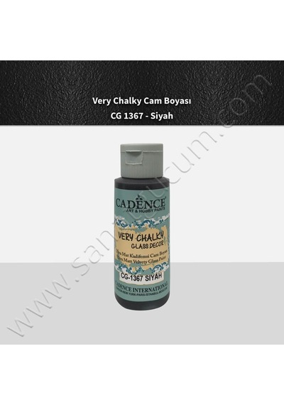 Cadence Very Chalky Cam Boyası Cg1367 Siyah