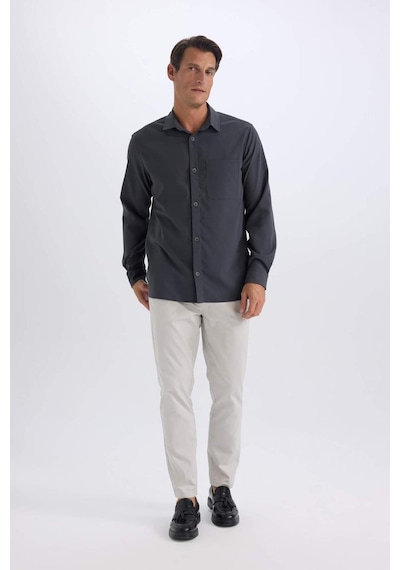 DeFacto %100 Pamuk Yazlık Jogger Chino Pantolon Beli Bağcıklı Cepli Düz Paça Z9933AZ25SPGR94