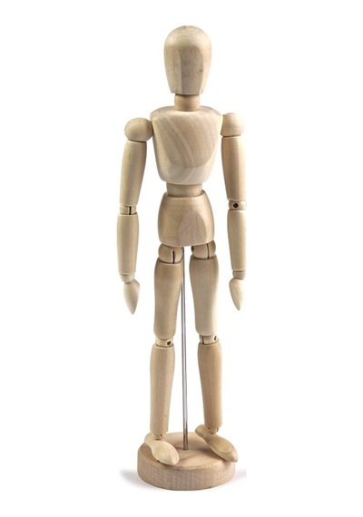 Ahşap Model Manken 20 Cm